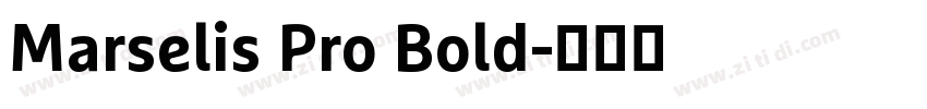 Marselis Pro Bold字体转换